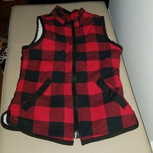 Flannel vest